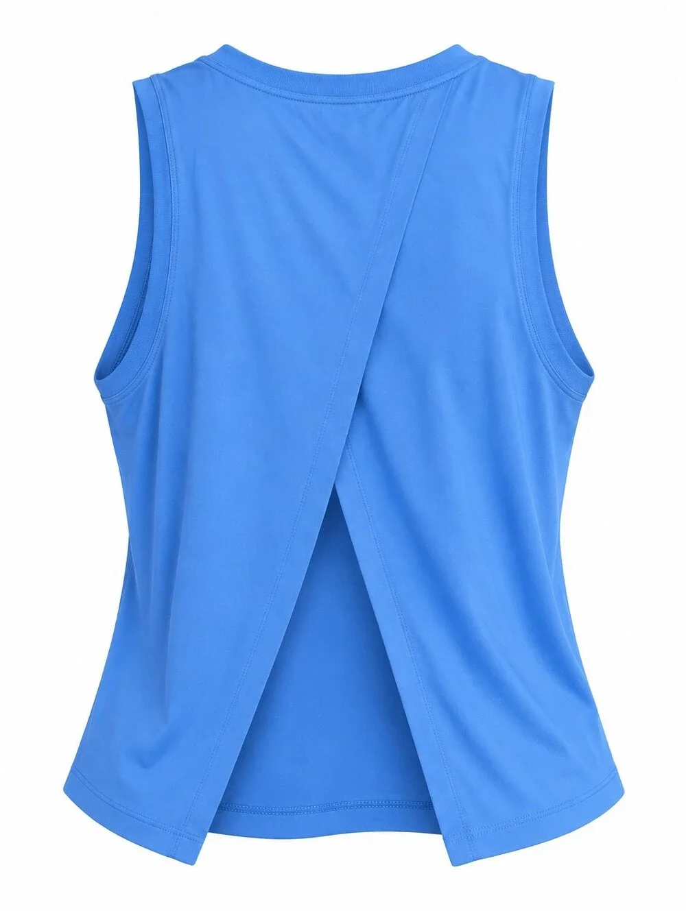 Lululemon Pace Crush Cross-Back Graphic Tank Top Blue Size Medium New